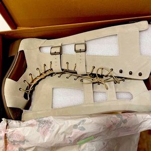 Joyfolie Kiki Gladiator Boot Sz 9 Women's